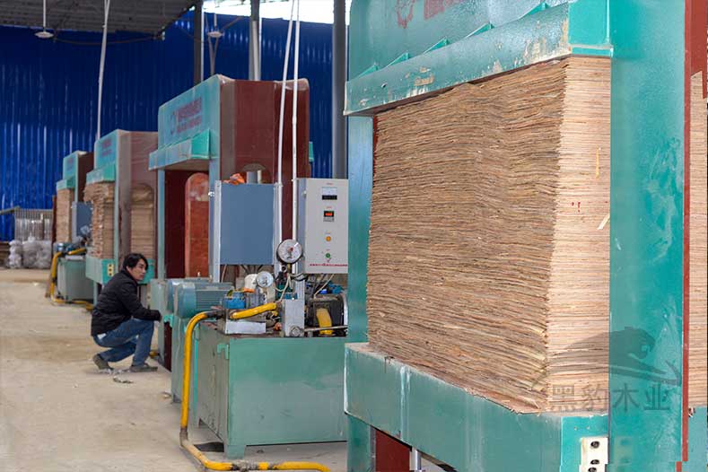生产建筑木模板的设备